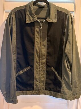 🎲♠️ Vintage Steady Classics Olive Black Rockabilly Jacket Men’s Medium
